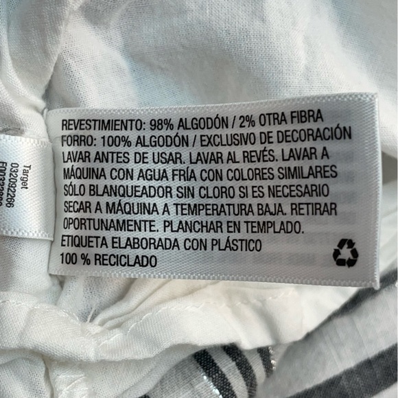 Cat & Jack Striped Kids Dress with Pink Accents Size: M (8) - Picture 5 of 10